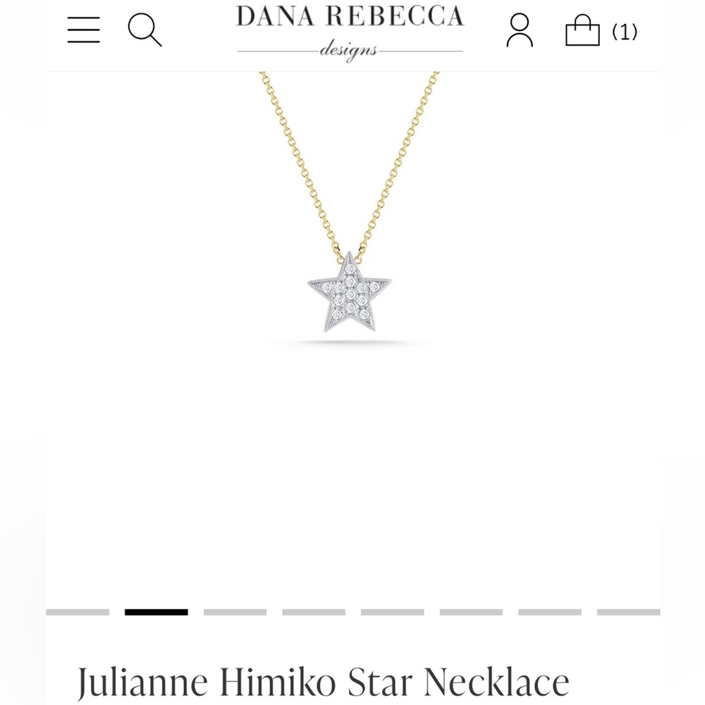 Dana Rebecca designs Julianne Himiko star necklace